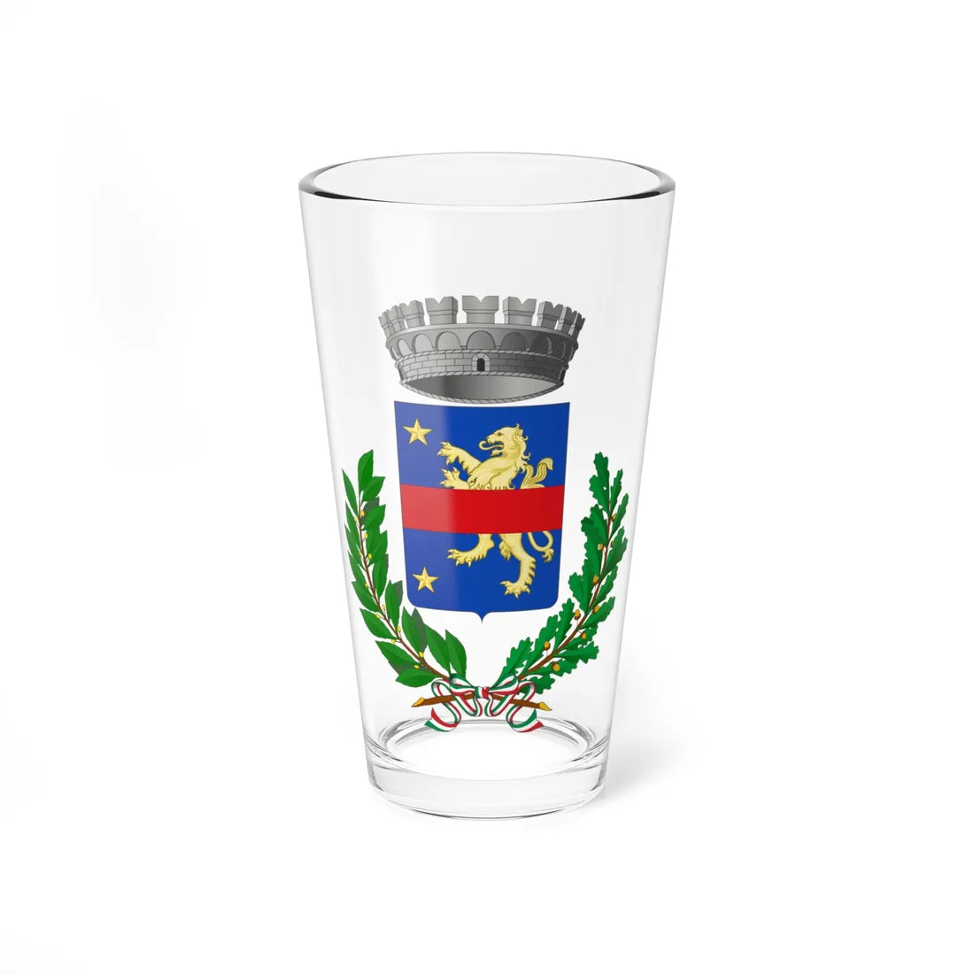 Cordignano-Stemma (Italy) (Coat of Arms) Pint Glass 16oz 16oz - Go Mug Yourself