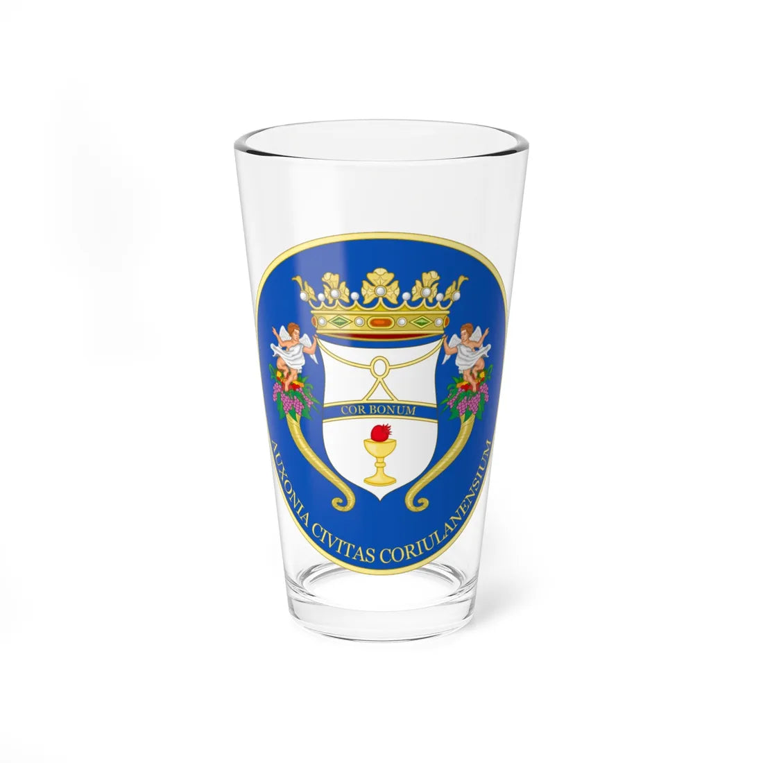 Corigliano-Stemma (Italy) (Coat of Arms) Pint Glass 16oz 16oz - Go Mug Yourself