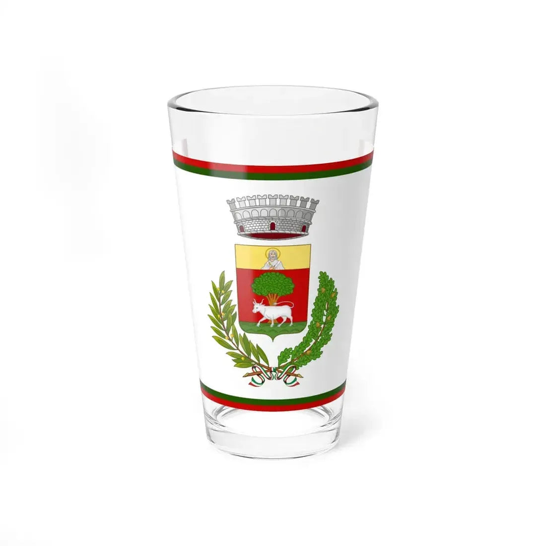 Cornaredo-Bandiera (Italy) Pint Glass 16oz 16oz - Go Mug Yourself