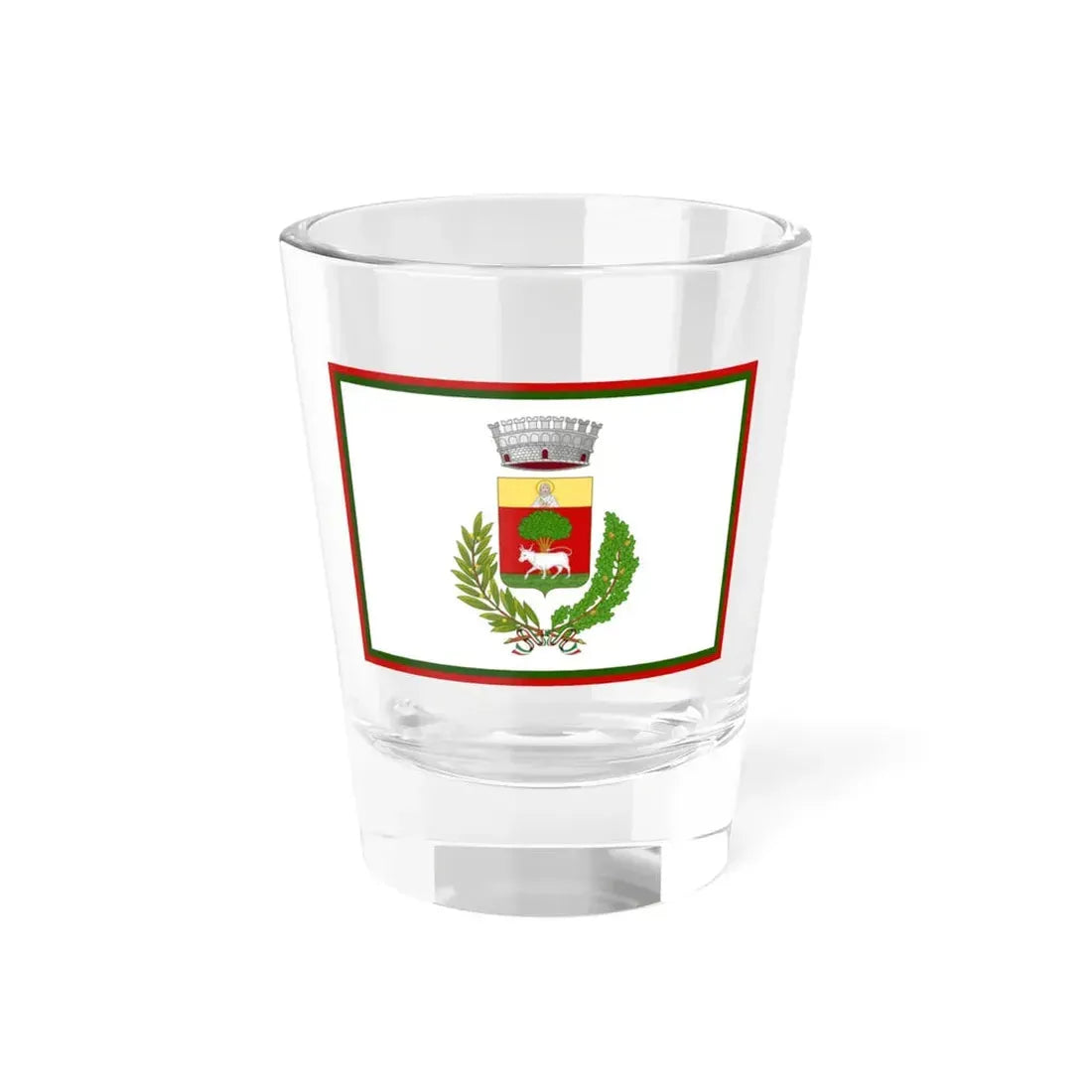 Cornaredo-Bandiera (Italy) Shot Glass 1.5oz 1.5oz - Go Mug Yourself