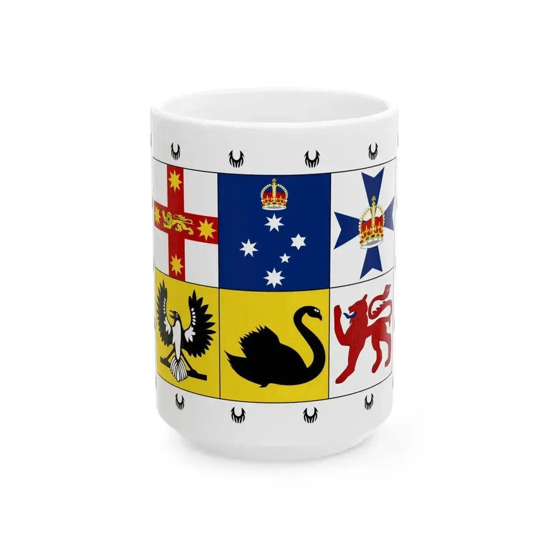 Coronation Standard of Australia (Australia) White Coffee Mug 15oz - Go Mug Yourself