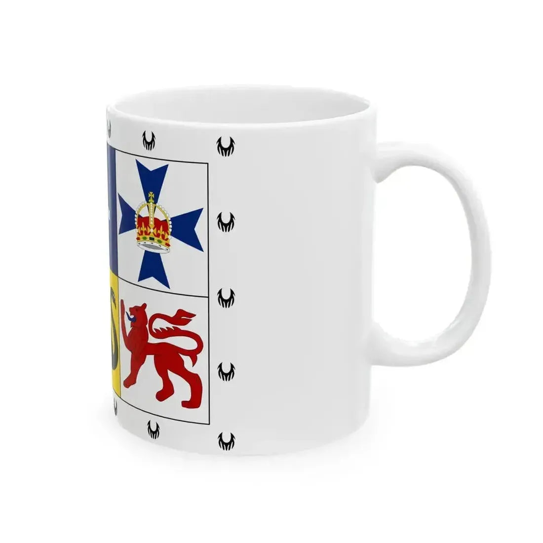 Coronation Standard of Australia (Australia) White Coffee Mug - Go Mug Yourself
