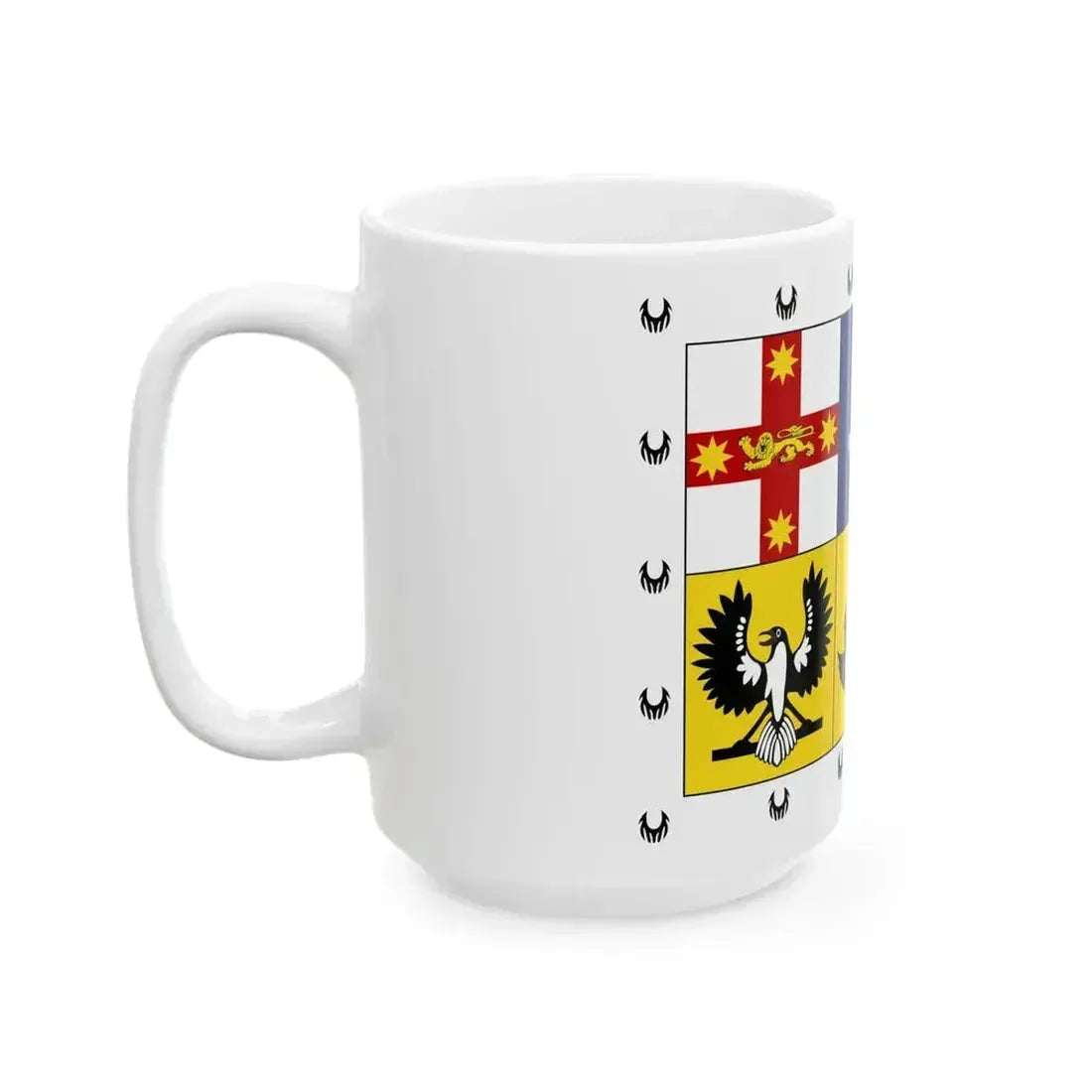Coronation Standard of Australia (Australia) White Coffee Mug - Go Mug Yourself