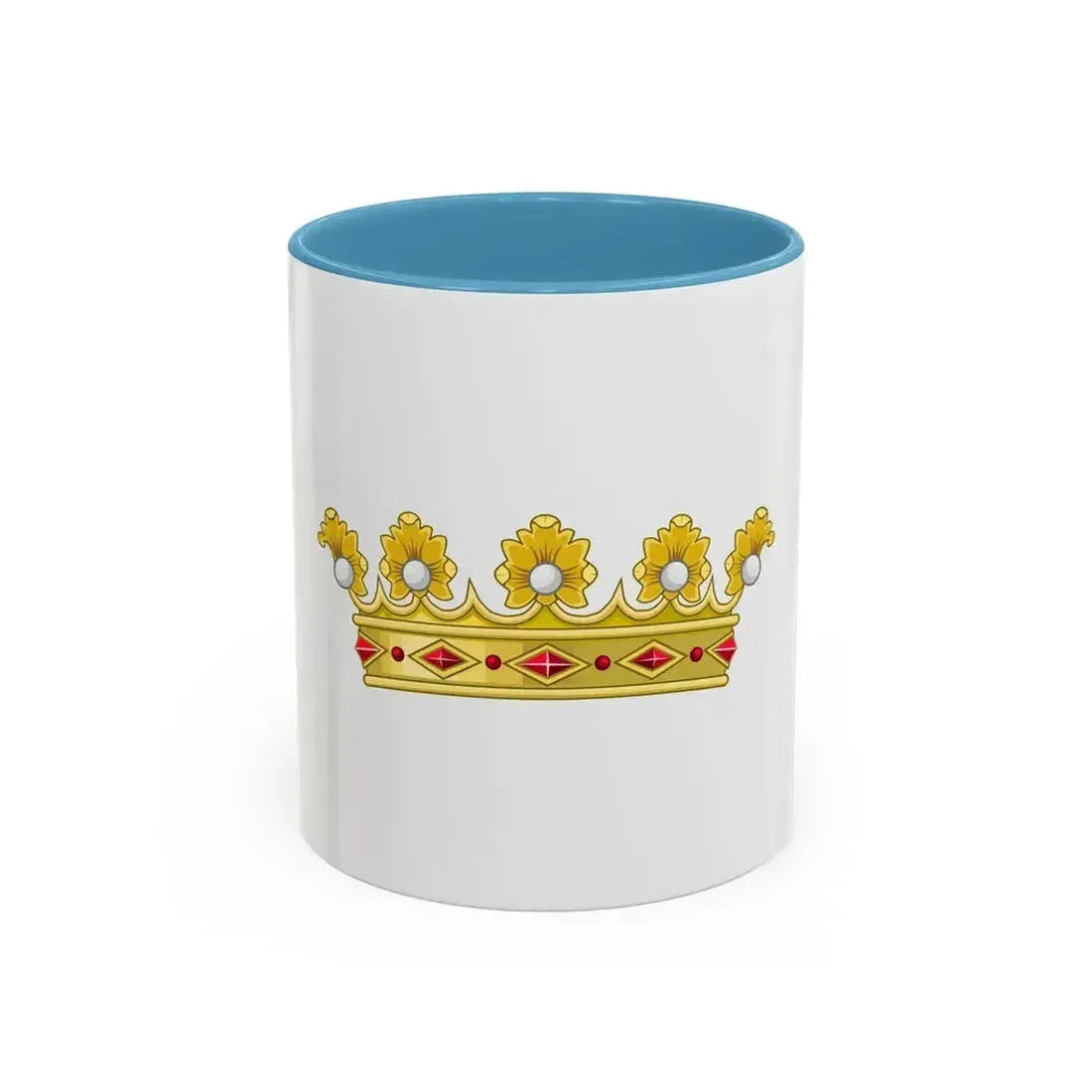 Coronet of a Duke - Kingdom of Portugal - Accent Coffee Mug 11oz Light Blue - Go Mug Yourself