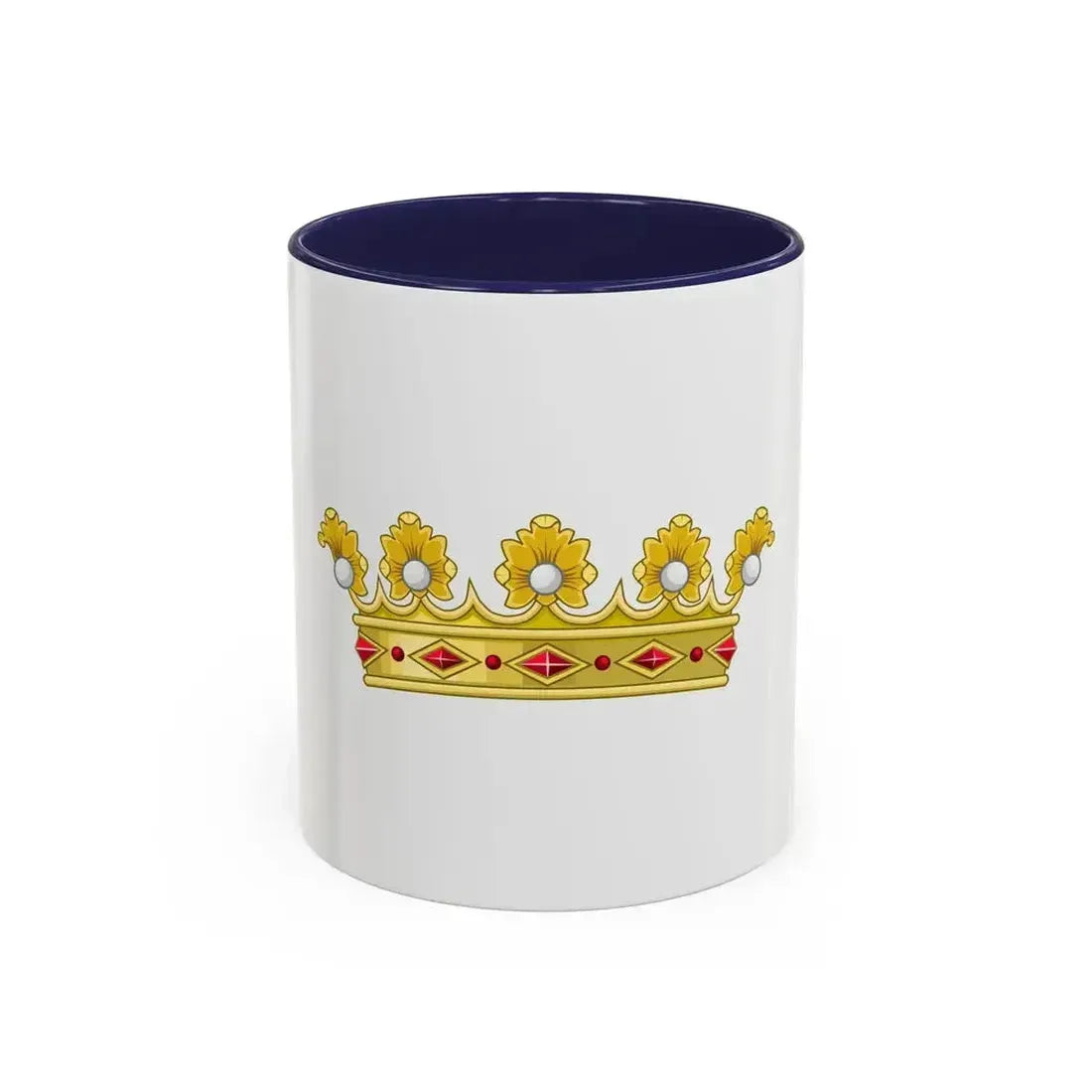 Coronet of a Duke - Kingdom of Portugal - Accent Coffee Mug 11oz Navy - Go Mug Yourself