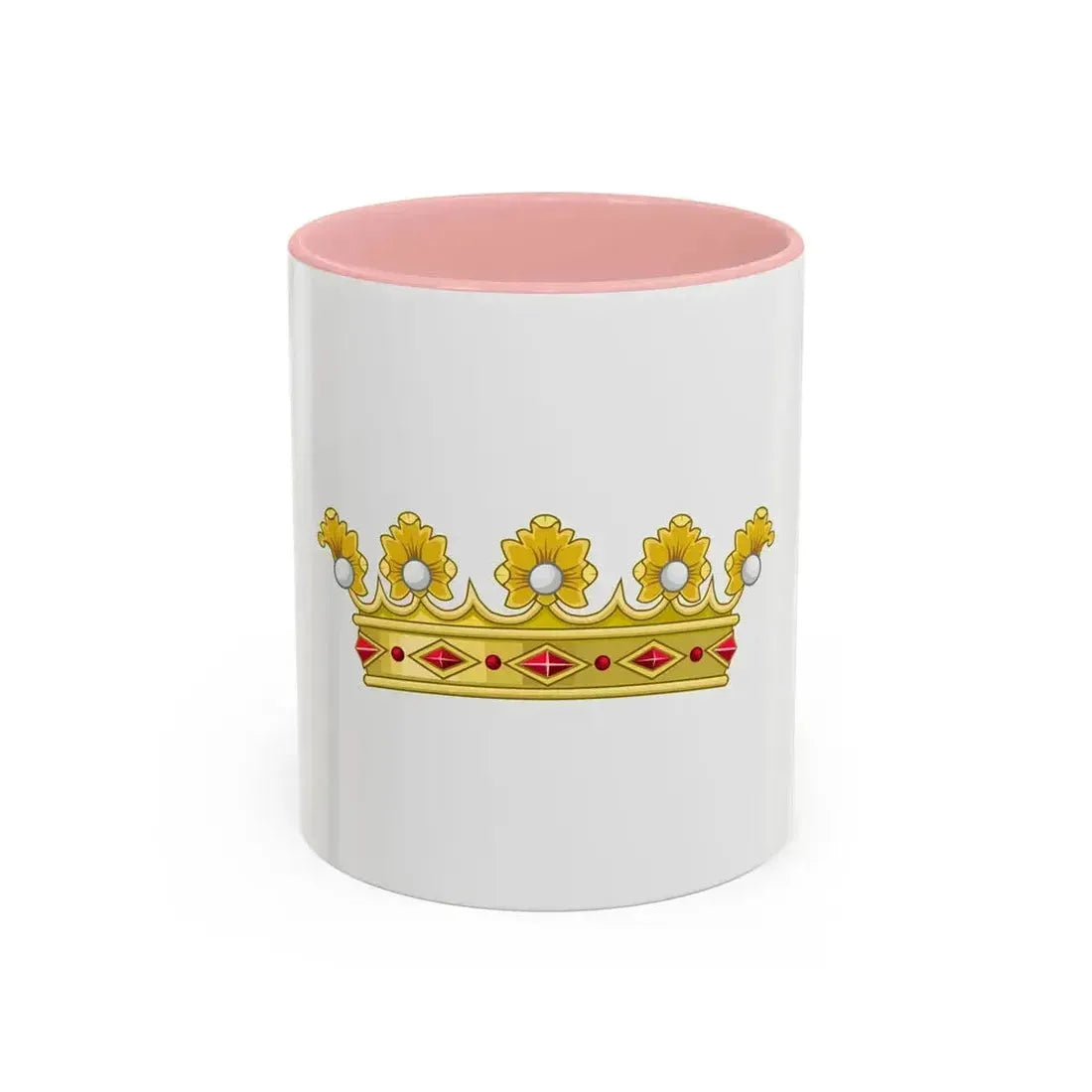 Coronet of a Duke - Kingdom of Portugal - Accent Coffee Mug 11oz Pink - Go Mug Yourself