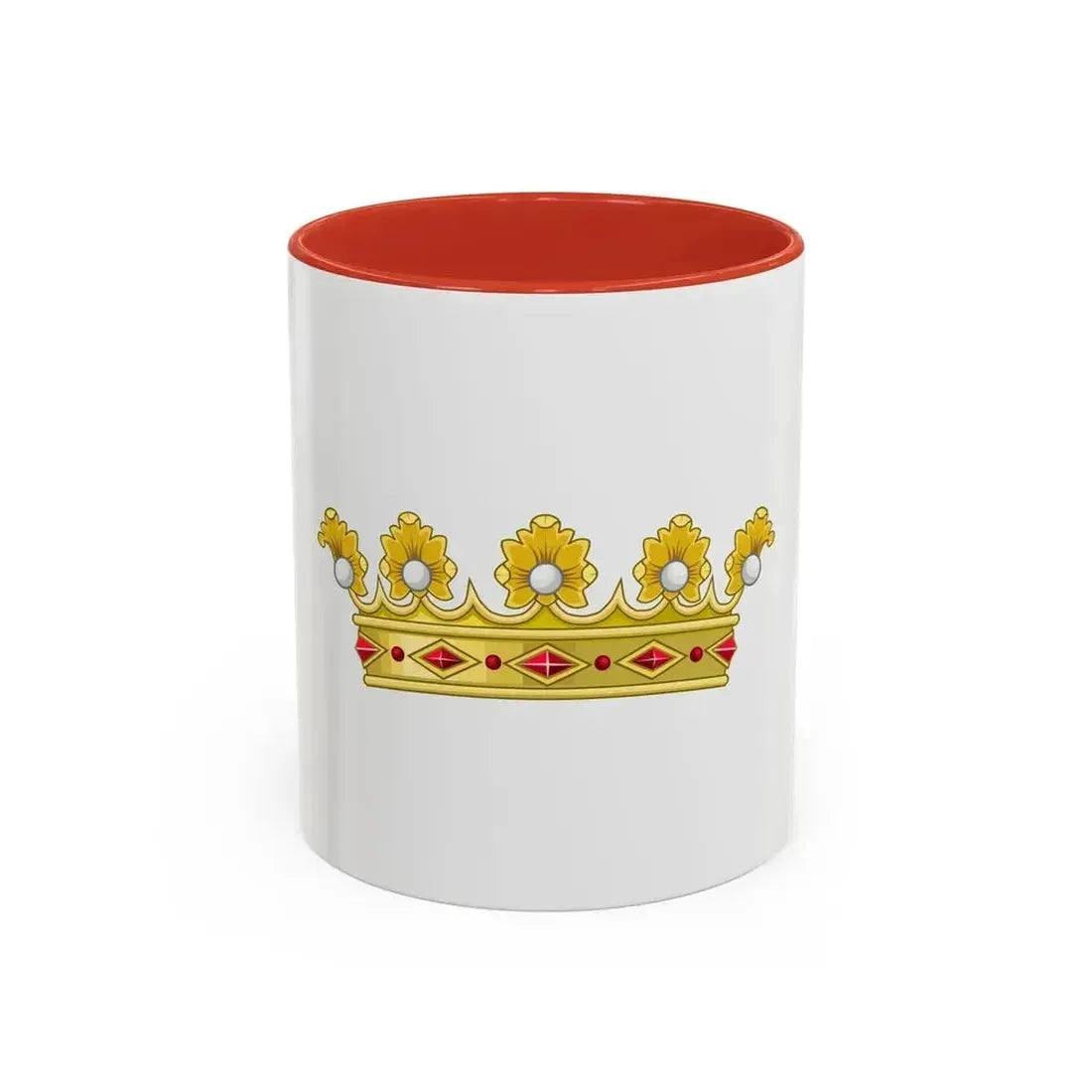 Coronet of a Duke - Kingdom of Portugal - Accent Coffee Mug 11oz Red - Go Mug Yourself