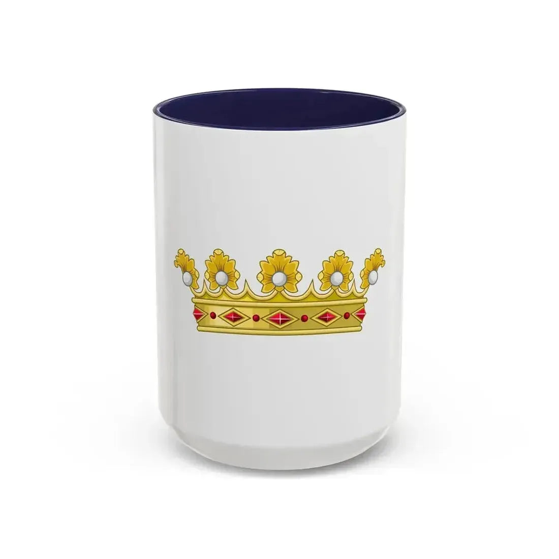 Coronet of a Duke - Kingdom of Portugal - Accent Coffee Mug 15oz Navy - Go Mug Yourself