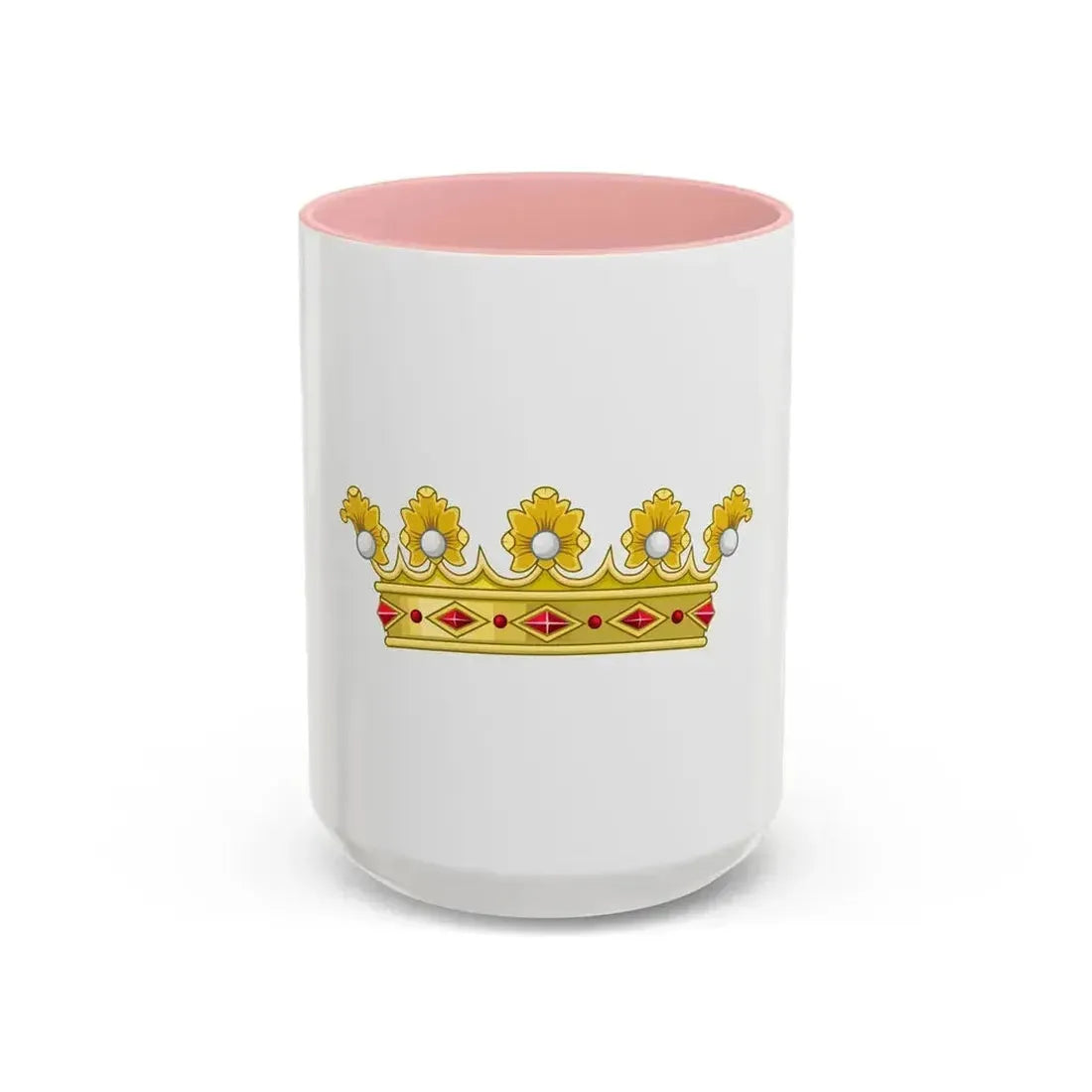 Coronet of a Duke - Kingdom of Portugal - Accent Coffee Mug 15oz Pink - Go Mug Yourself