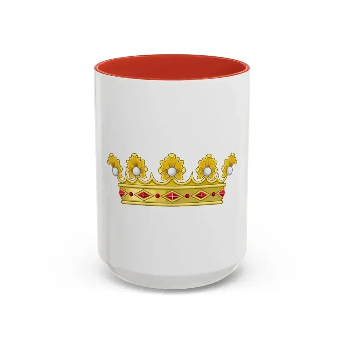Coronet of a Duke - Kingdom of Portugal - Accent Coffee Mug 15oz Red - Go Mug Yourself