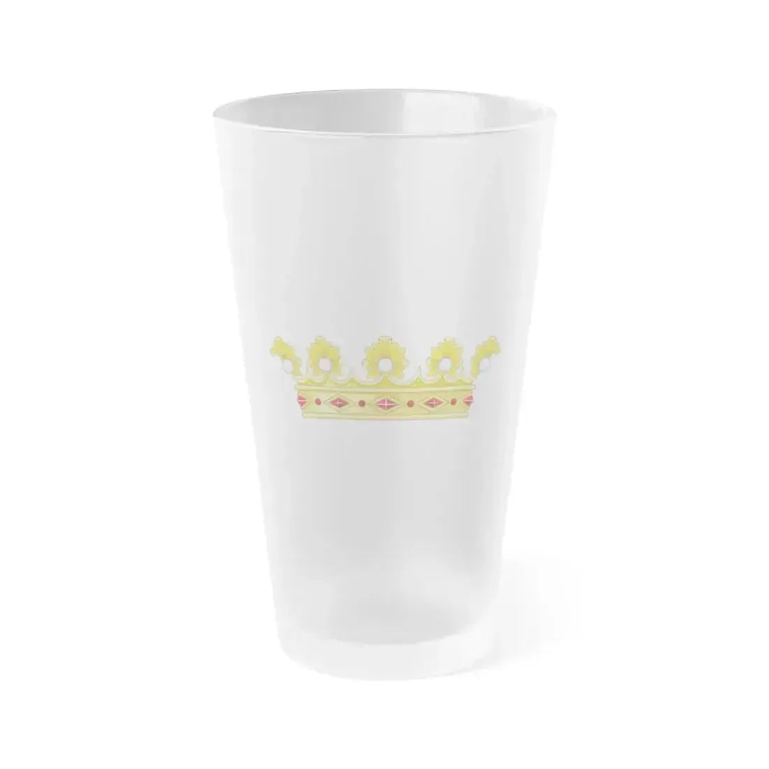 Coronet of a Duke - Kingdom of Portugal - Frosted Pint Glass 16oz 16oz Frosted - Go Mug Yourself