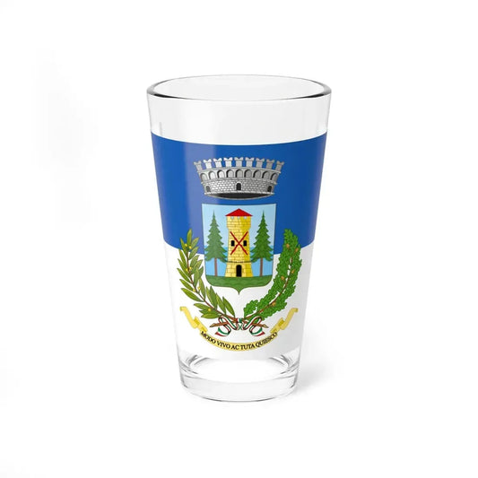 Cortina dAmpezzo-Bandiera (Italy) Pint Glass 16oz 16oz - Go Mug Yourself