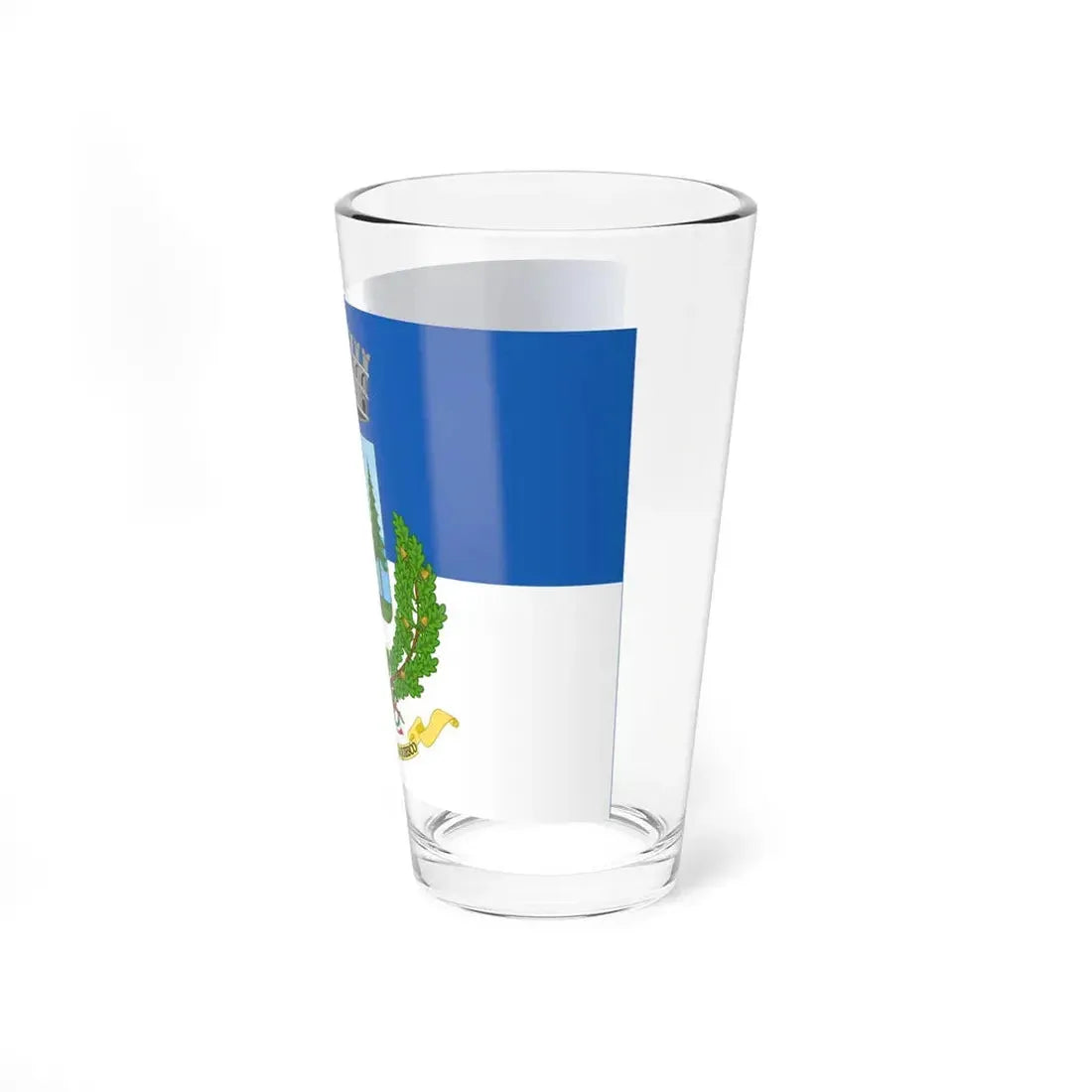 Cortina dAmpezzo-Bandiera (Italy) Pint Glass 16oz - Go Mug Yourself