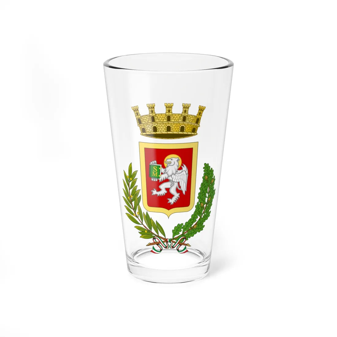 Cortona-Stemma (Italy) (Coat of Arms) Pint Glass 16oz 16oz - Go Mug Yourself