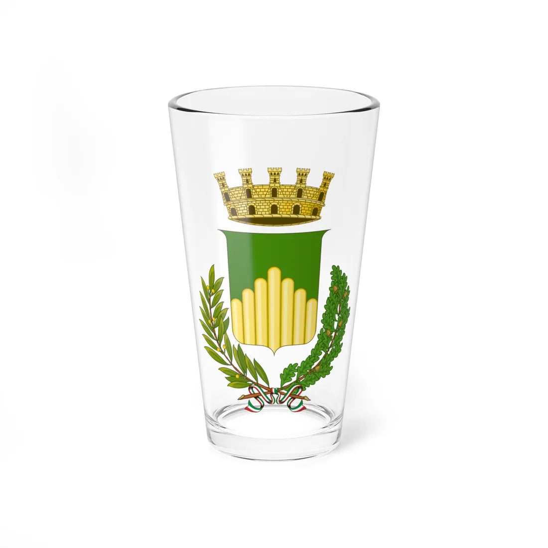 Cosenza-Stemma (Italy) (Coat of Arms) Pint Glass 16oz 16oz - Go Mug Yourself