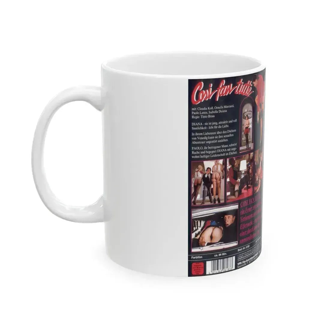 COSI FAN TUTTE (VHS COVER) - White Coffee Mug - Go Mug Yourself
