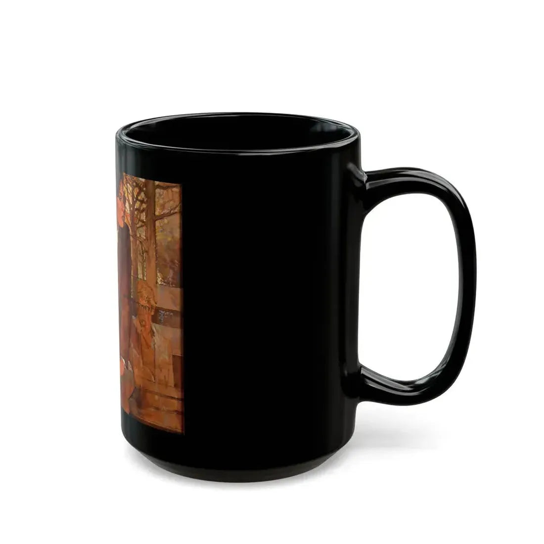 Cosmopolitan Magazine Story Illustration, September 1984 - Black Coffee Mug - Go Mug Yourself