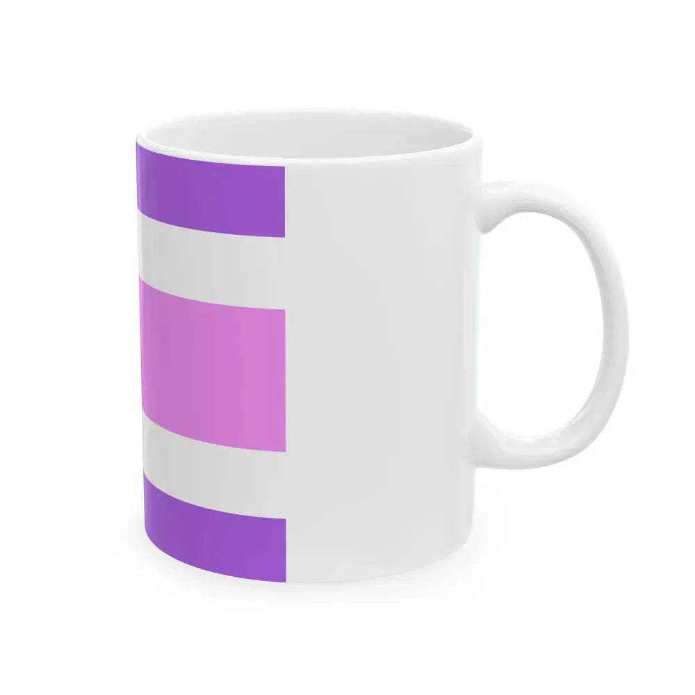 Costa Rica Bisexual Flag (Costa Rica) White Coffee Mug - Go Mug Yourself