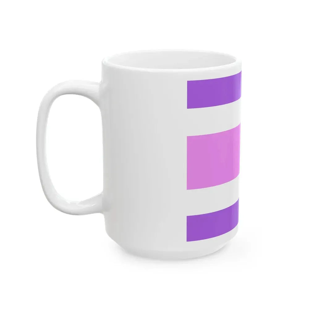 Costa Rica Bisexual Flag (Costa Rica) White Coffee Mug - Go Mug Yourself