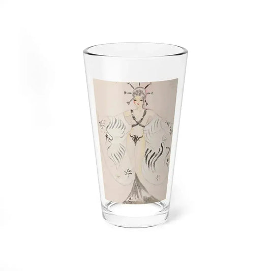 Costume design for Japan Nation Parade, Lester Design Company, circa 1930s - Pint Glass 16oz 16oz - Go Mug Yourself