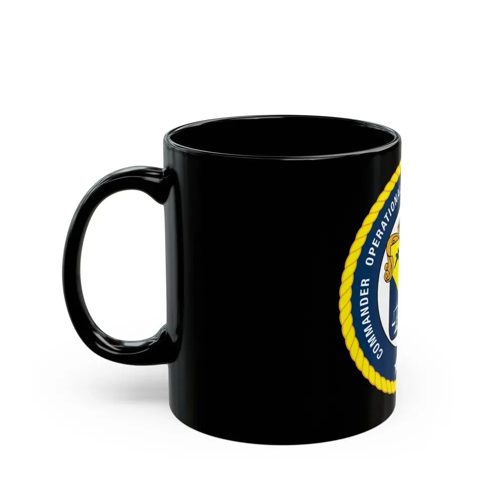 COTEF 2 Star Commander Operational Test and Evaluation Force (U.S. Navy) Black Coffee Mug - Go Mug Yourself