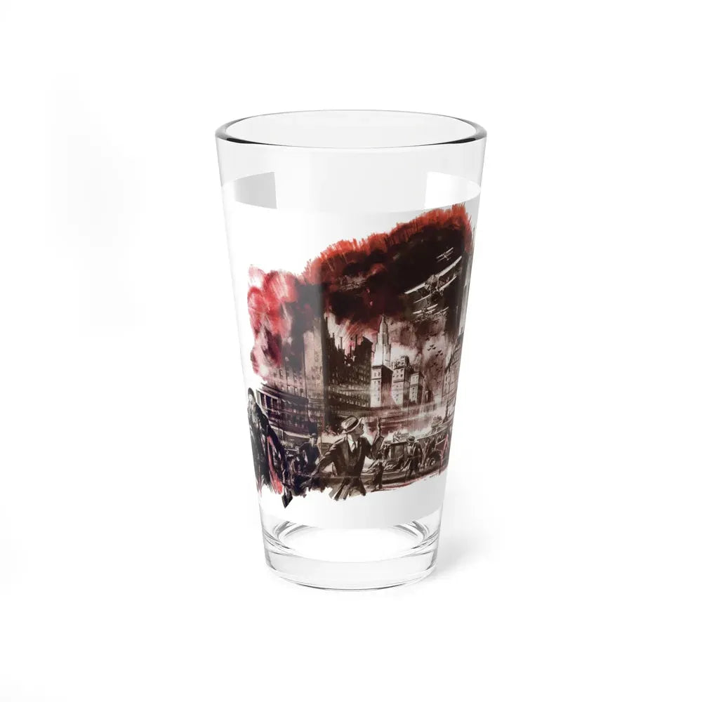 Could 20,000 Troops Take New York (2), Liberty magazine, October 15, 1932 - Pint Glass 16oz 16oz - Go Mug Yourself