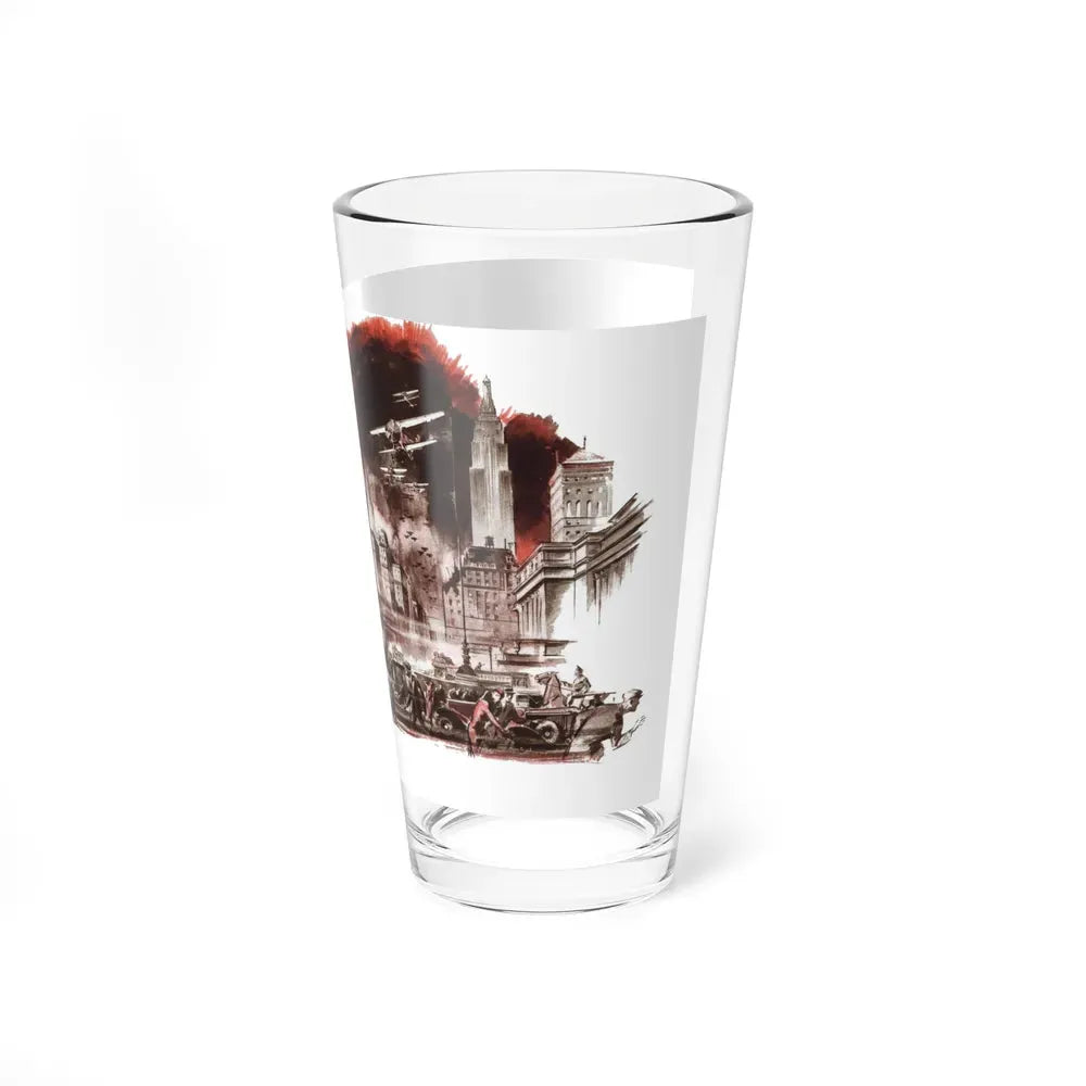 Could 20,000 Troops Take New York (2), Liberty magazine, October 15, 1932 - Pint Glass 16oz - Go Mug Yourself