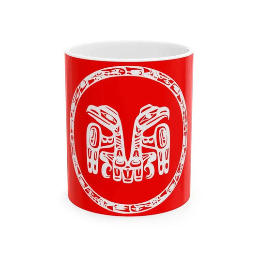 Council of the Haida Nation Flag - White Coffee Mug 11oz - Go Mug Yourself