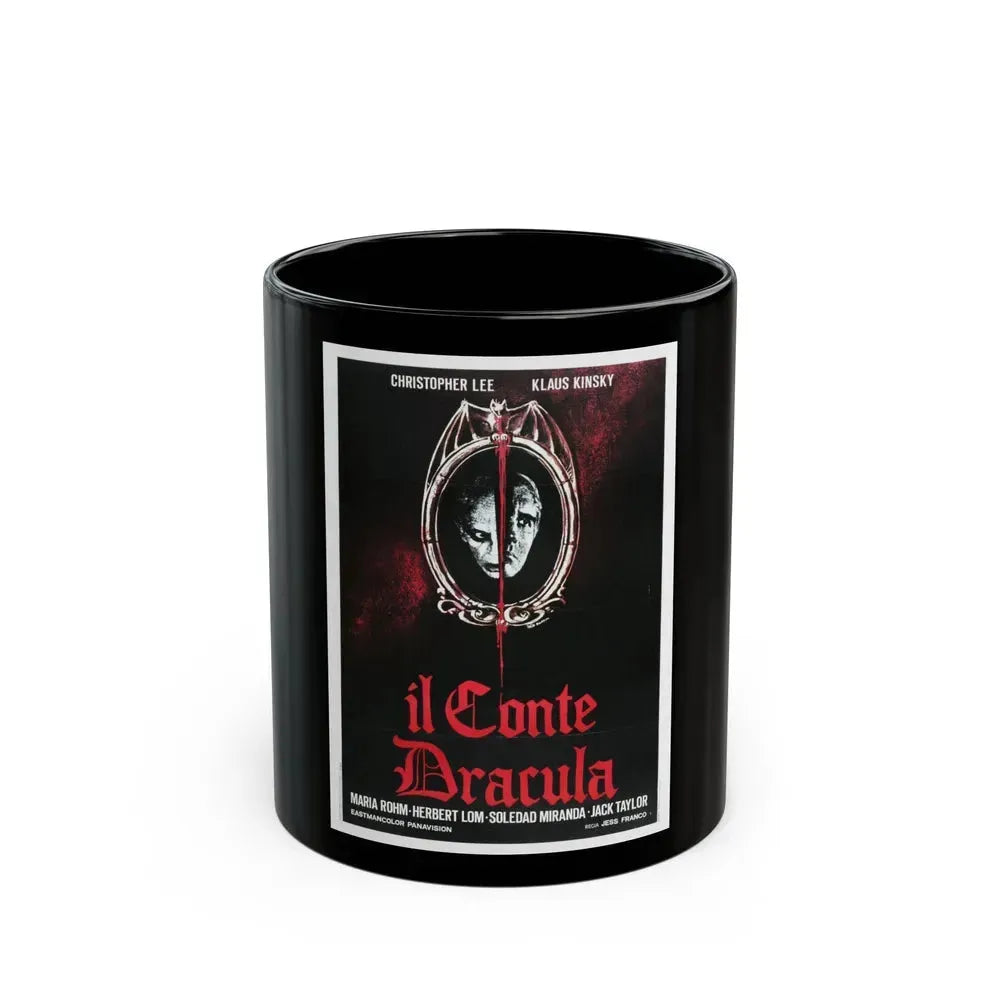 COUNT DRACULA (3) 1970 Movie Poster - Black Coffee Mug 11oz - Go Mug Yourself