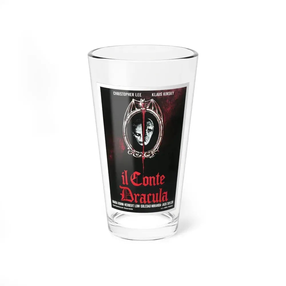COUNT DRACULA (3) 1970 Movie Poster - Pint Glass 16oz 16oz - Go Mug Yourself