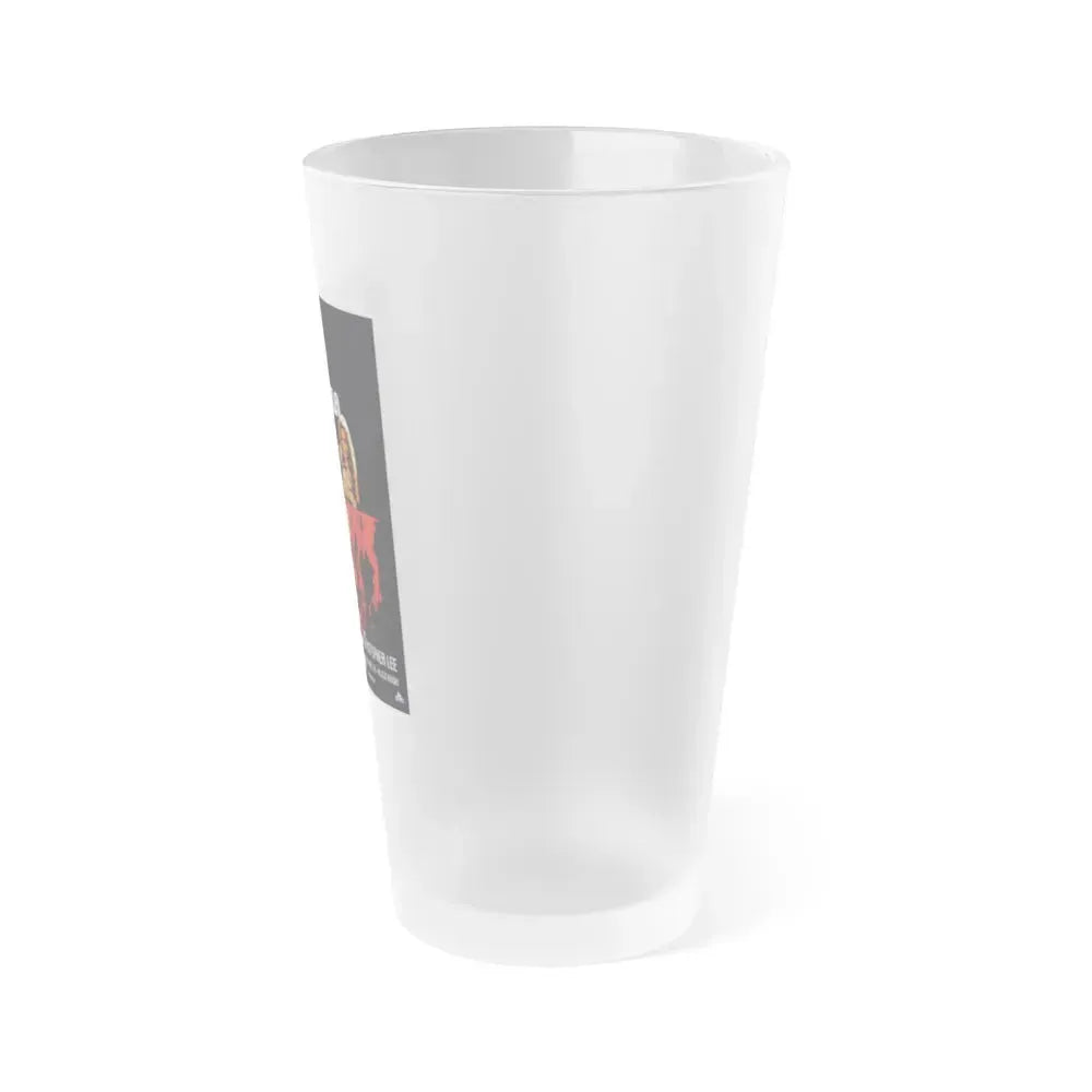 COUNT DRACULA (4) 1970 Movie Poster - Frosted Pint Glass 16oz - Go Mug Yourself