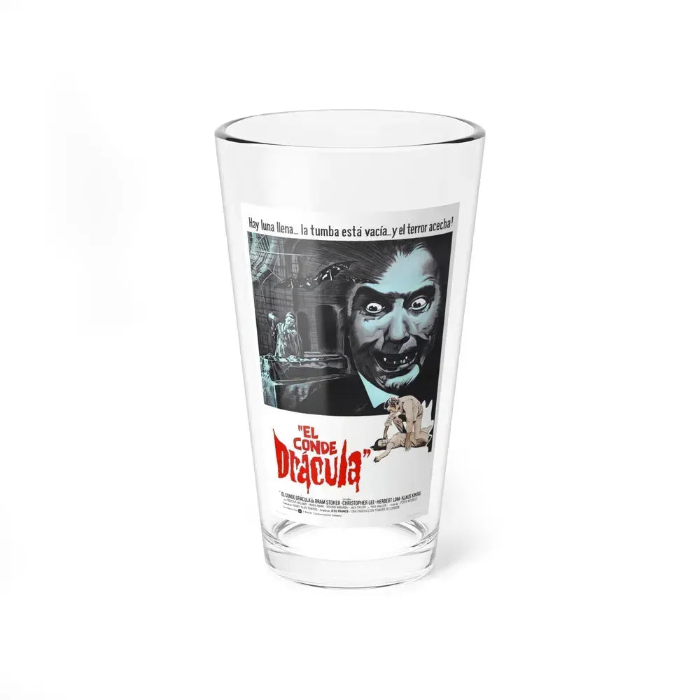 COUNT DRACULA (FRANCO) 1970 Movie Poster - Pint Glass 16oz 16oz - Go Mug Yourself