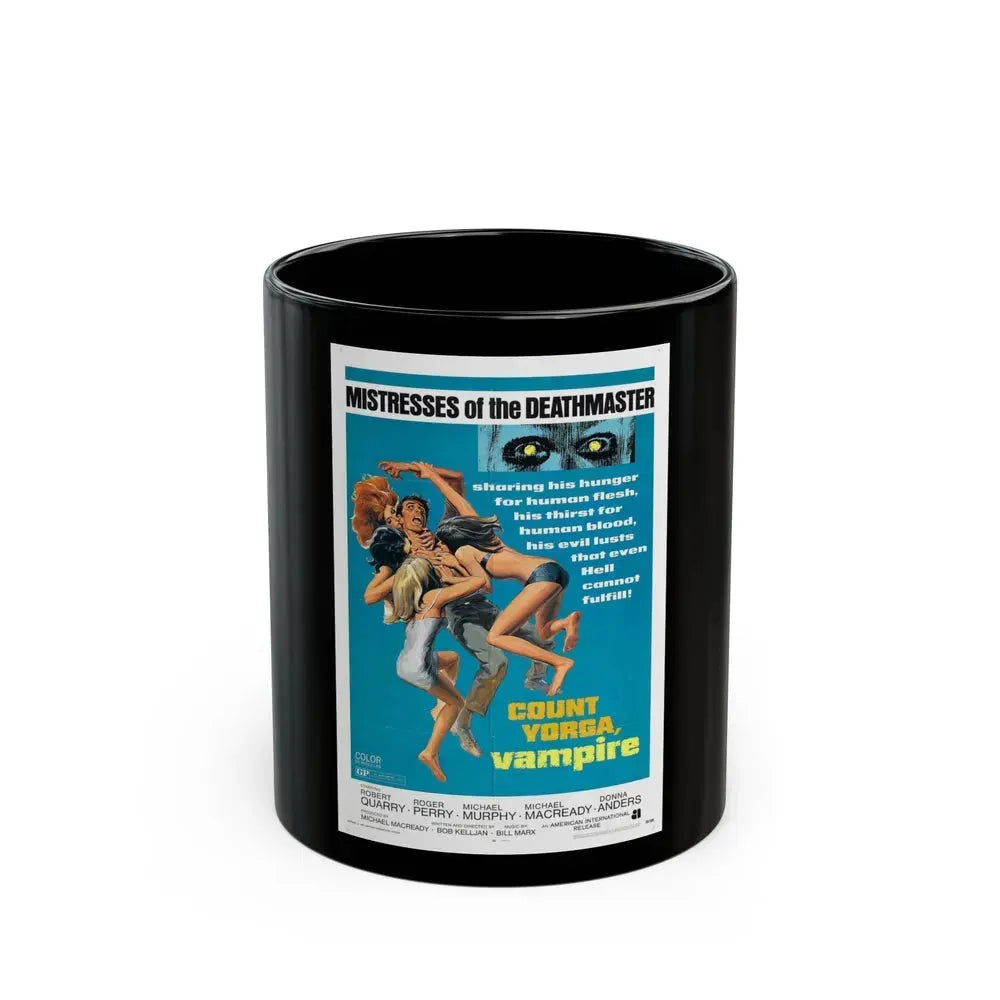 COUNT YORGA, VAMPIRE (2) 1970 Movie Poster - Black Coffee Mug 11oz - Go Mug Yourself