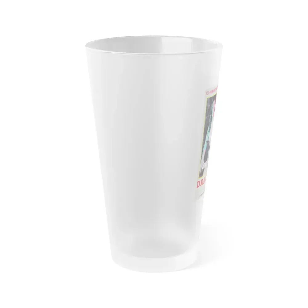 COUNT YORGA, VAMPIRE (GERMAN) 1970 Movie Poster - Frosted Pint Glass 16oz - Go Mug Yourself