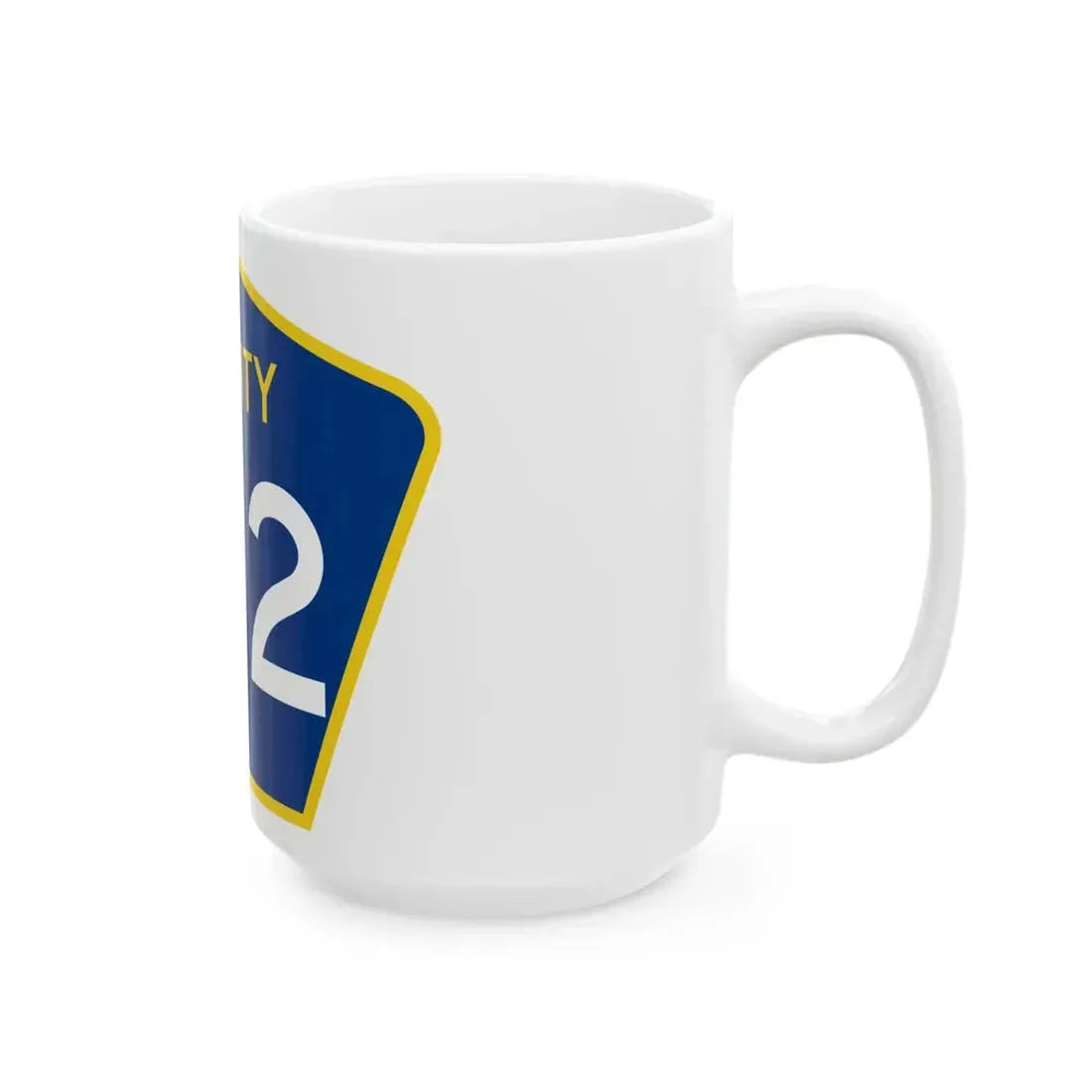 County 102 MN (Minnesota) (Road Sign) White Coffee Mug - Go Mug Yourself