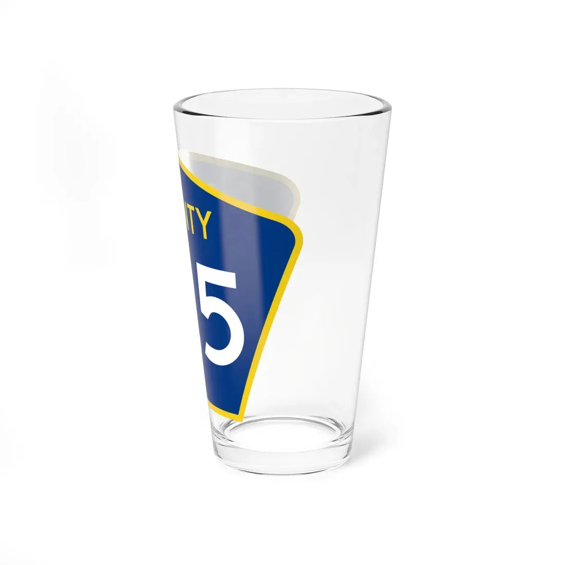 County 125 MN (Minnesota) (Road Sign) Pint Glass 16oz - Go Mug Yourself