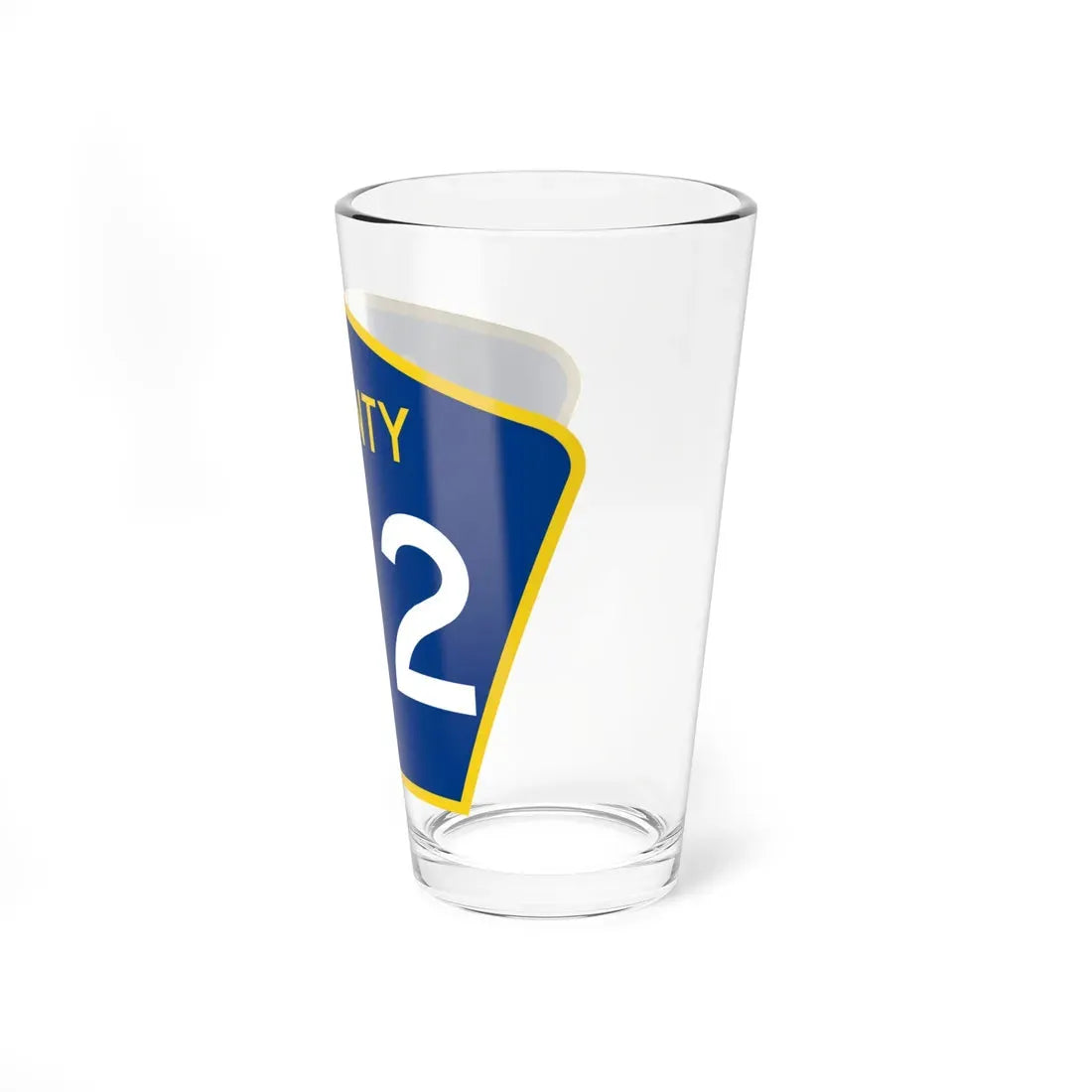 County 142 MN (Minnesota) (Road Sign) Pint Glass 16oz - Go Mug Yourself