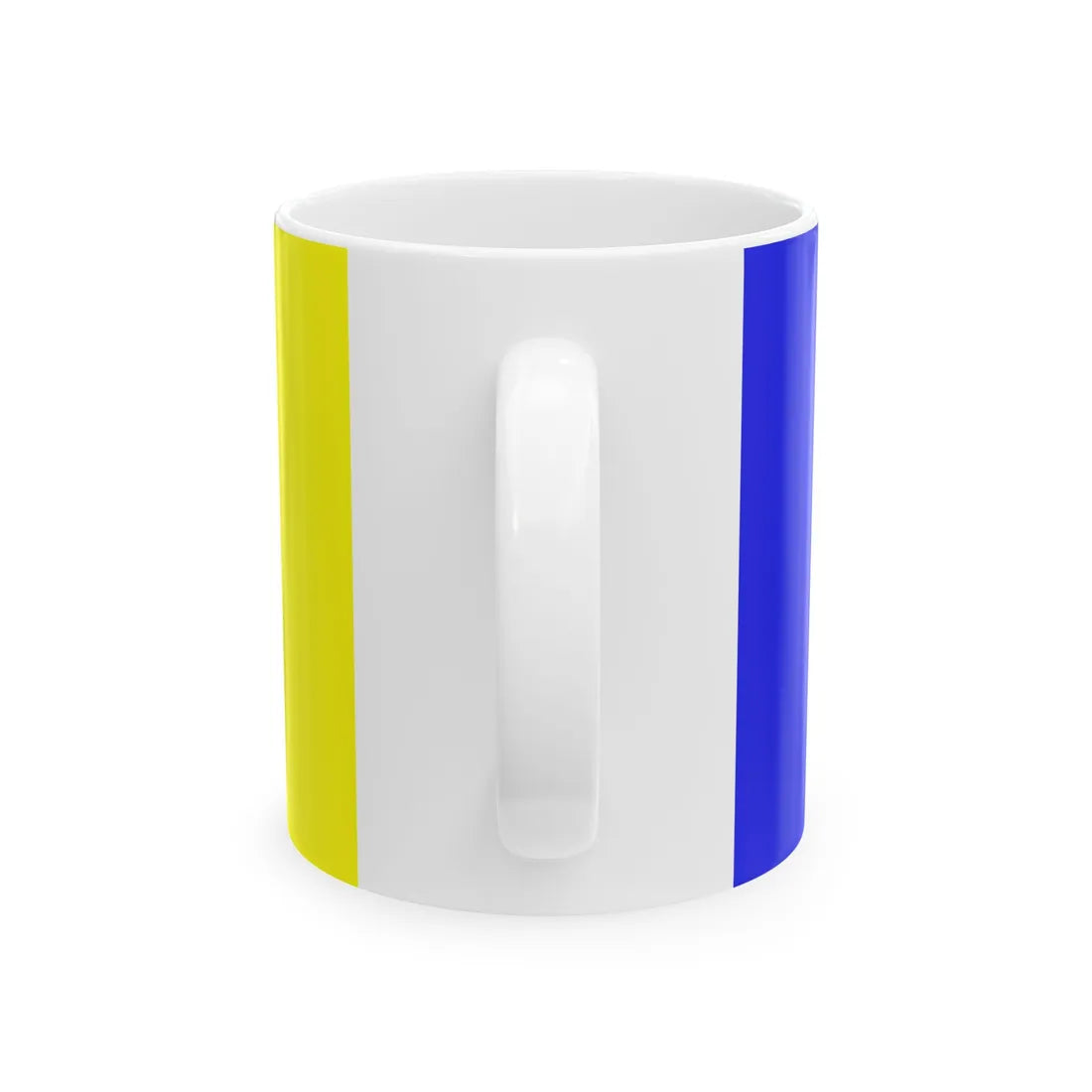 County colors of Longford and Wicklow 1x2 ratio (Ireland) White Coffee Mug - Go Mug Yourself