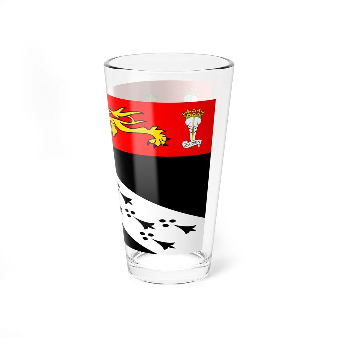County Flag of Norfolk (England) Pint Glass 16oz - Go Mug Yourself