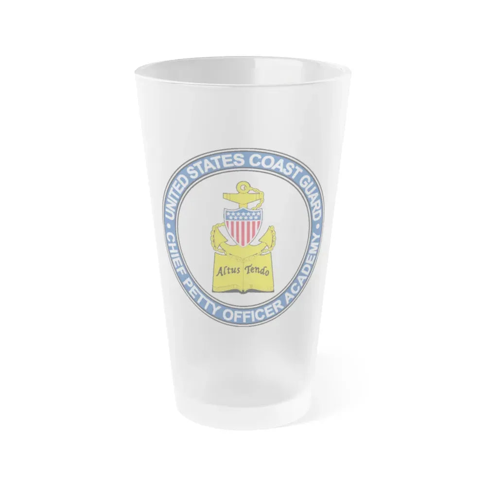 CPO Academy (U.S. Coast Guard) Frosted Pint Glass 16oz Default Title - Go Mug Yourself