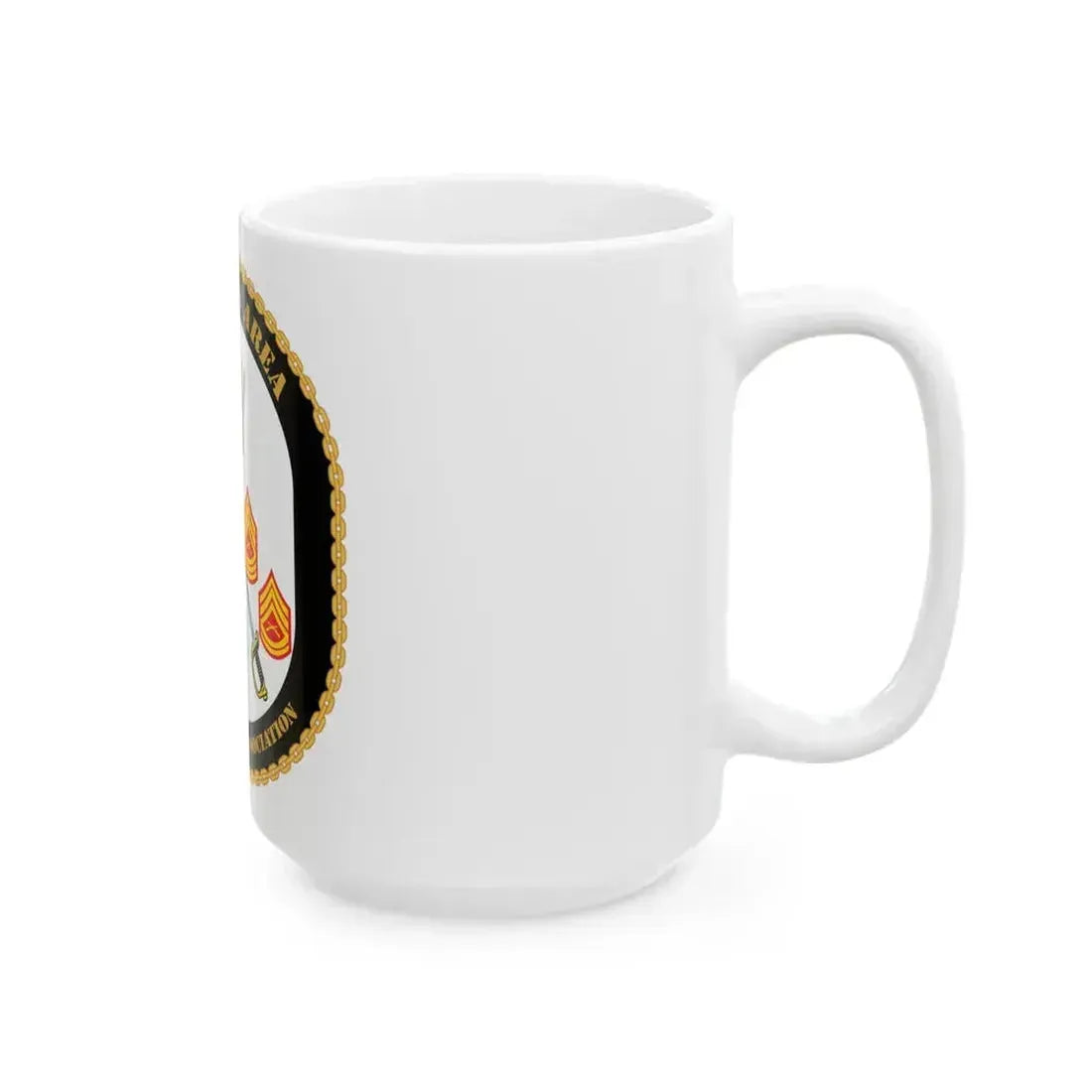 CPO & GySgt Assoc Annapolis Area (U.S. Navy) White Coffee Mug - Go Mug Yourself