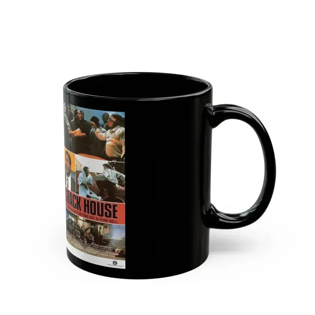 CRACK HOUSE (VHS COVER) - Black Coffee Mug - Go Mug Yourself