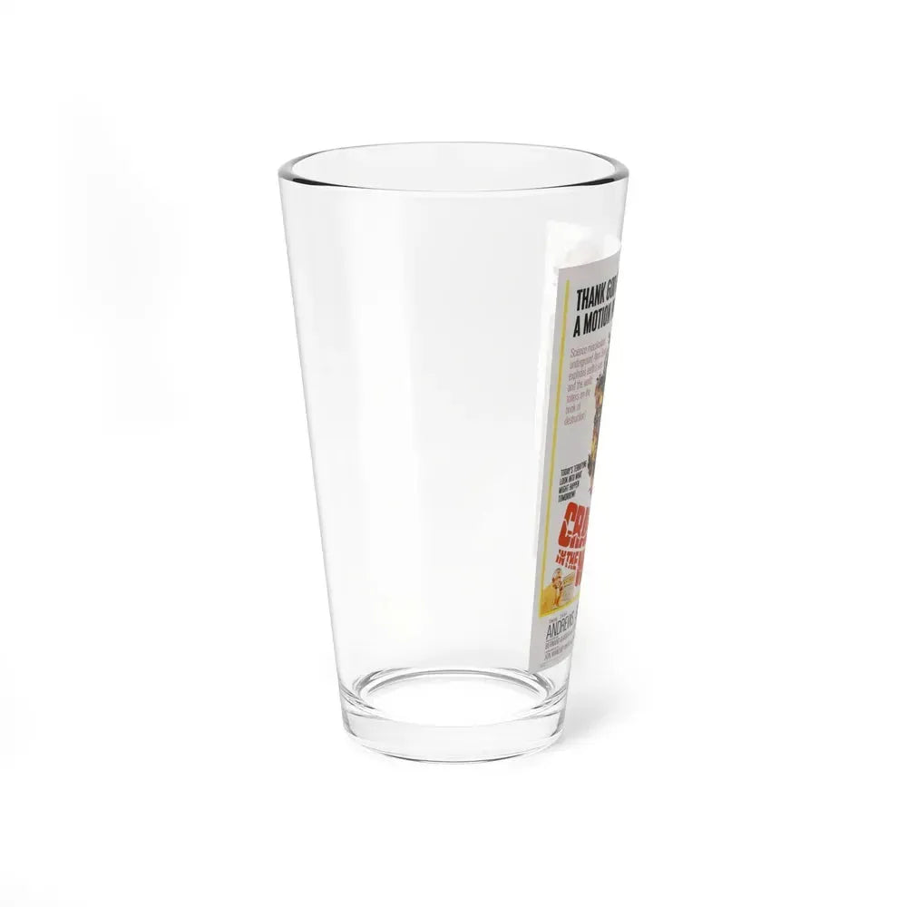 CRACK IN THE WORLD 1960 Movie Poster - Pint Glass 16oz - Go Mug Yourself
