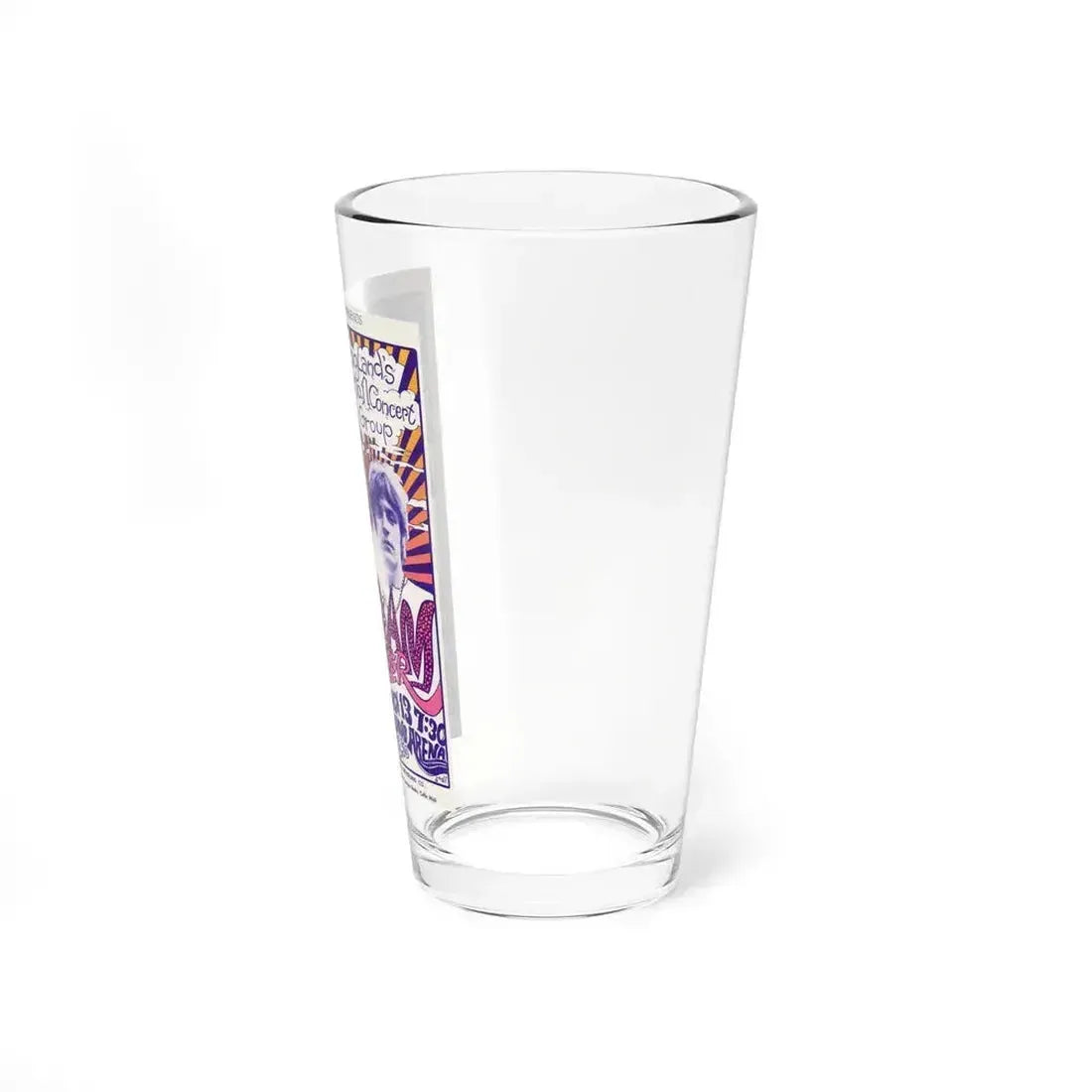 cream - blue cheer selland arena 1968 (Music Poster) Pint Glass 16oz - Go Mug Yourself
