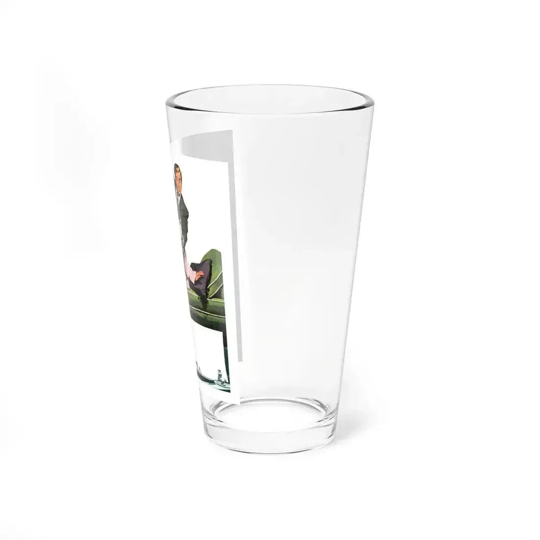 Creative In California by Russell Begg, Collier's magazine, 1949 - Pint Glass 16oz - Go Mug Yourself