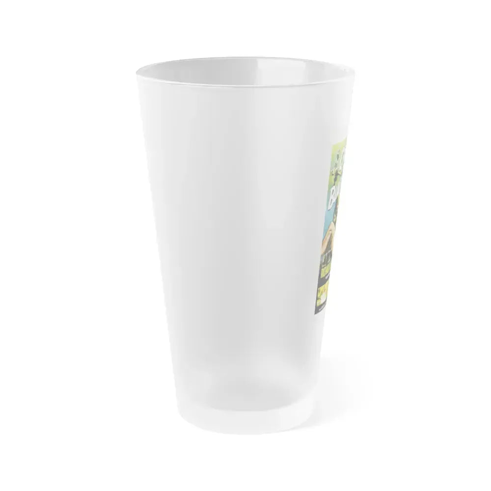 CREATURE FROM THE BLACK LAGOON 1954 Movie Poster - Frosted Pint Glass 16oz - Go Mug Yourself