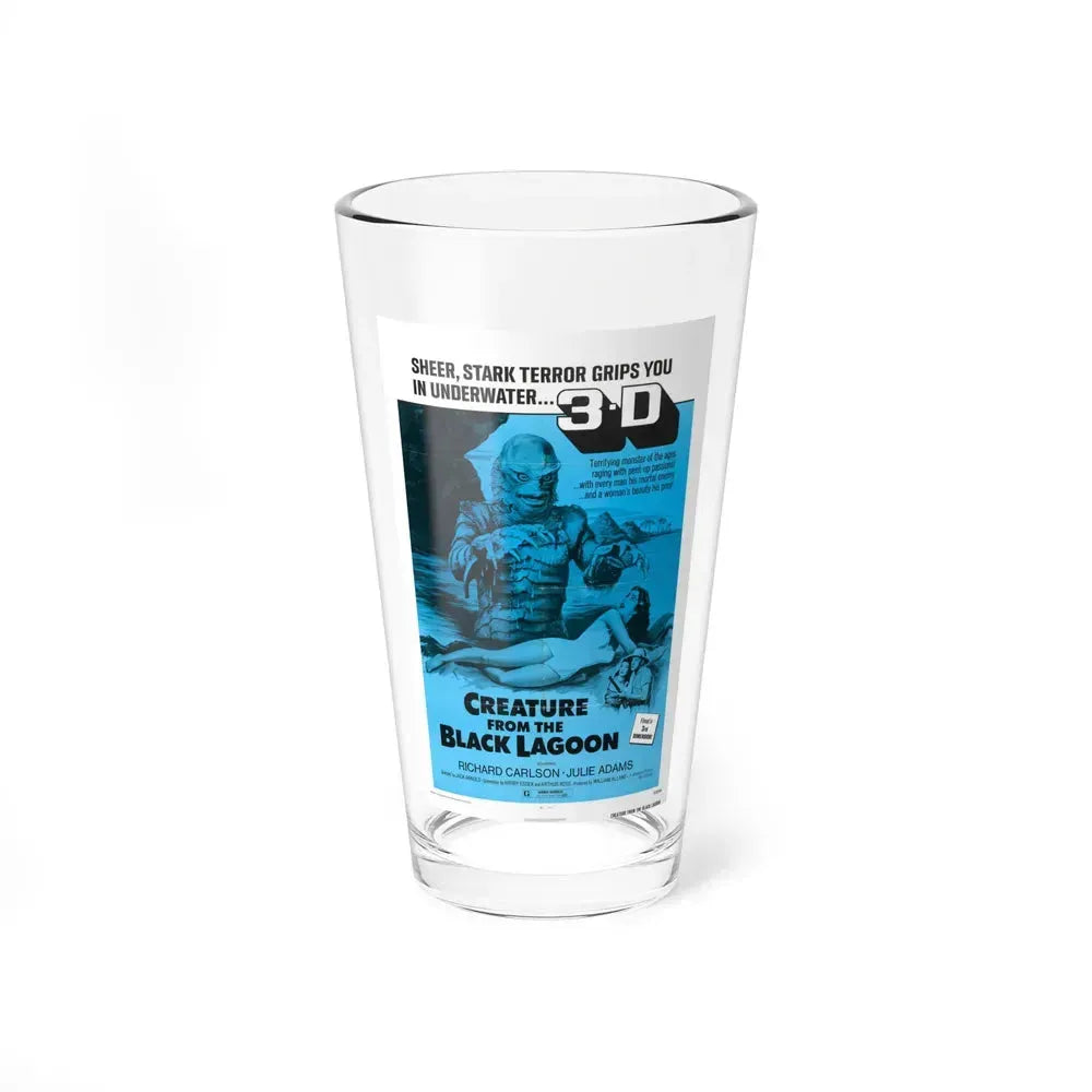 CREATURE FROM THE BLACK LAGOON (4) 1954 Movie Poster - Pint Glass 16oz 16oz - Go Mug Yourself