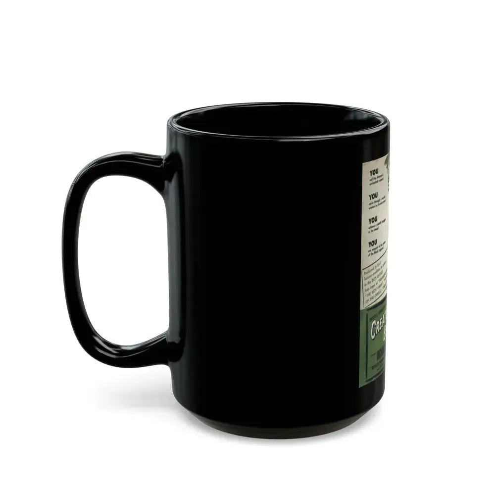 CREATURE FROM THE BLACK LAGOON (6) 1954 Movie Poster - Black Coffee Mug - Go Mug Yourself