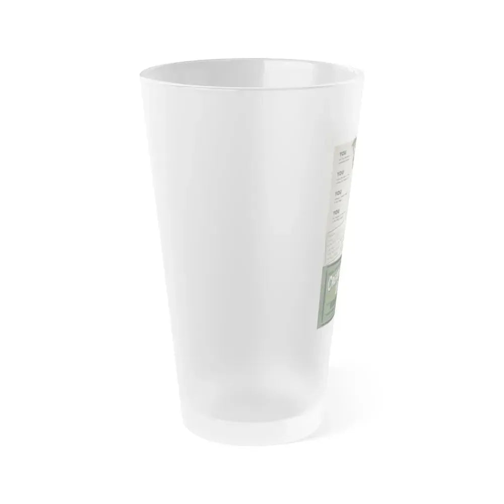CREATURE FROM THE BLACK LAGOON (6) 1954 Movie Poster - Frosted Pint Glass 16oz - Go Mug Yourself