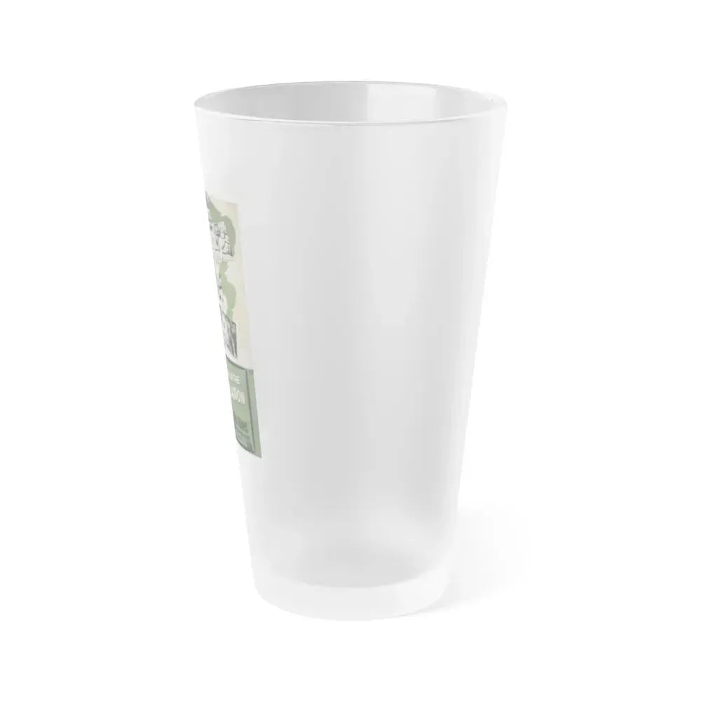 CREATURE FROM THE BLACK LAGOON (6) 1954 Movie Poster - Frosted Pint Glass 16oz - Go Mug Yourself